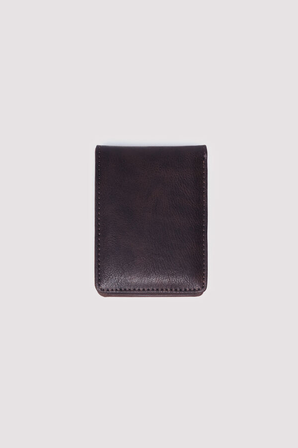 Springfield Cartera efecto piel bicolor nude