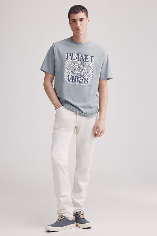 Springfield Playera planet vives azul