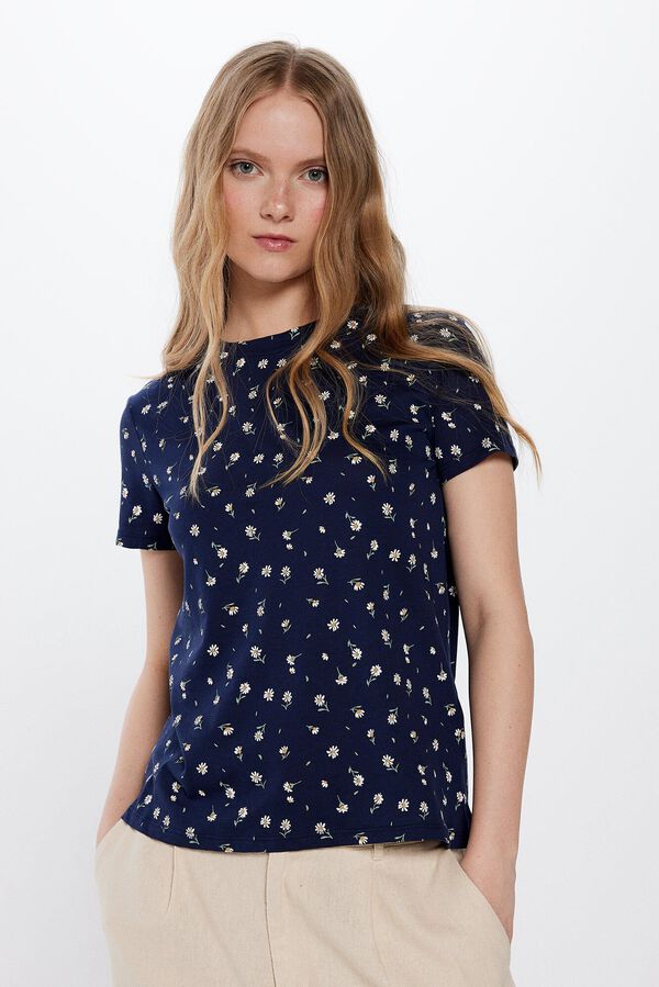 Springfield Playera Estampada beige