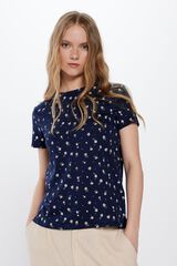Springfield Playera Estampada beige