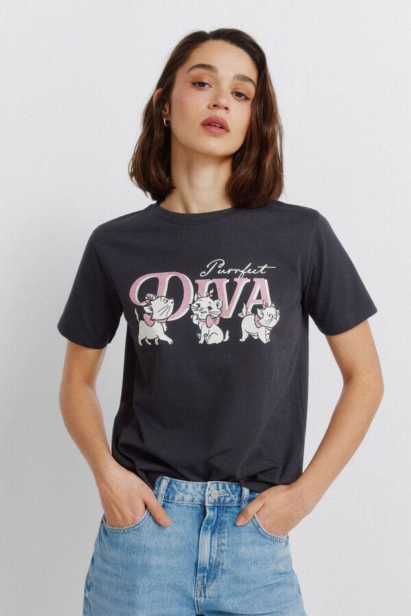 Springfield Playera de manga corta Disney gris