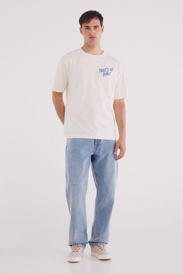 Springfield Camiseta Looney Tunes blanco