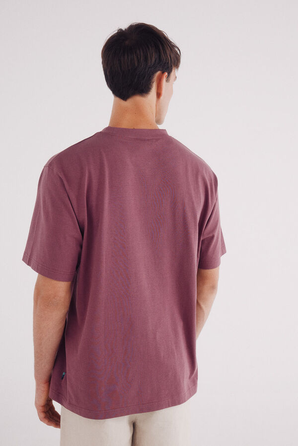Springfield Camiseta ola japonesa púrpura