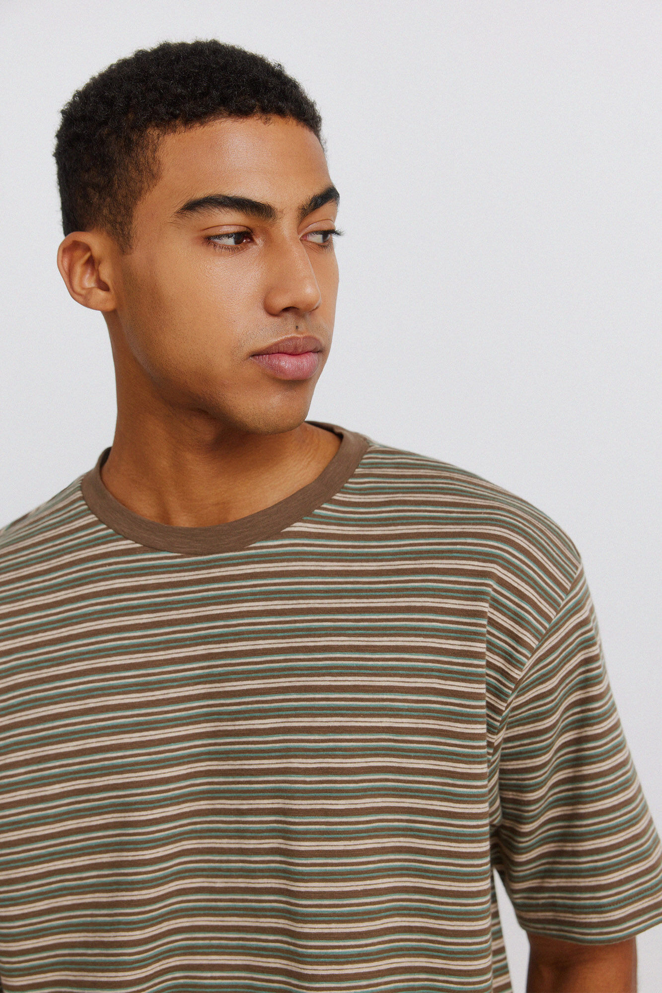 Springfield Playera con textura de rayas