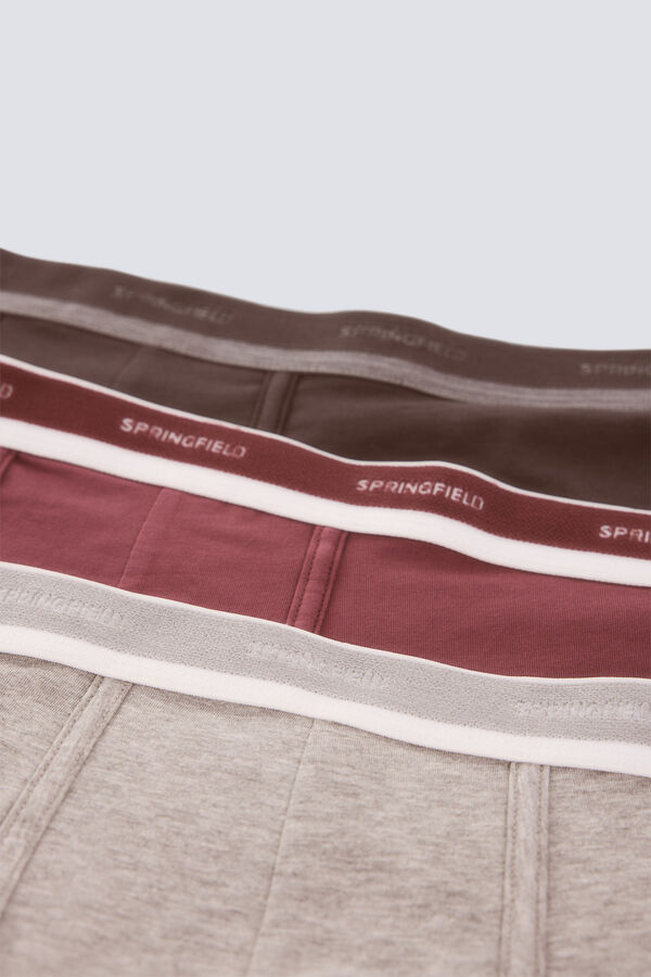 Springfield Pack 3 boxers b&aacute;sicos gris