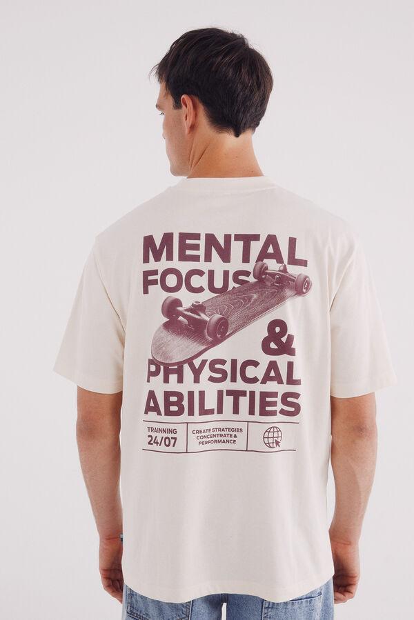Springfield Camiseta mental focus blanco