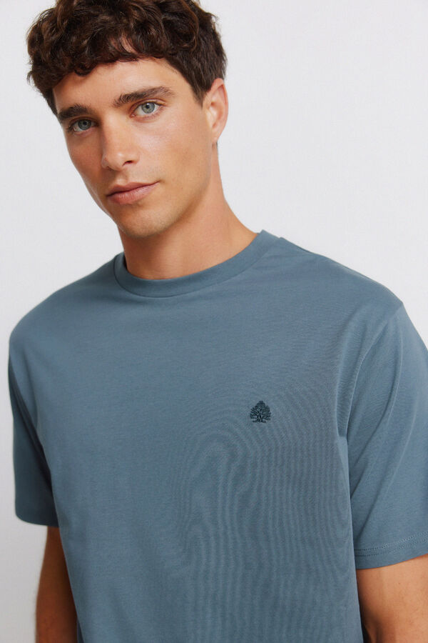 Springfield Playera b&aacute;sica logo Springfield azul