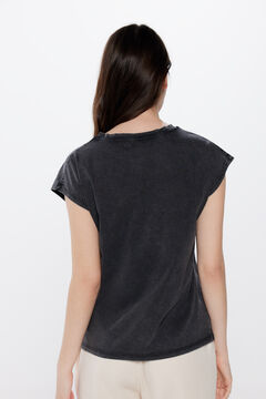 Springfield Playera gráfico étnico gris