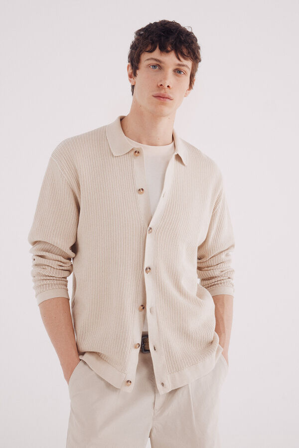 Springfield C&aacute;rdigan estructura color beige