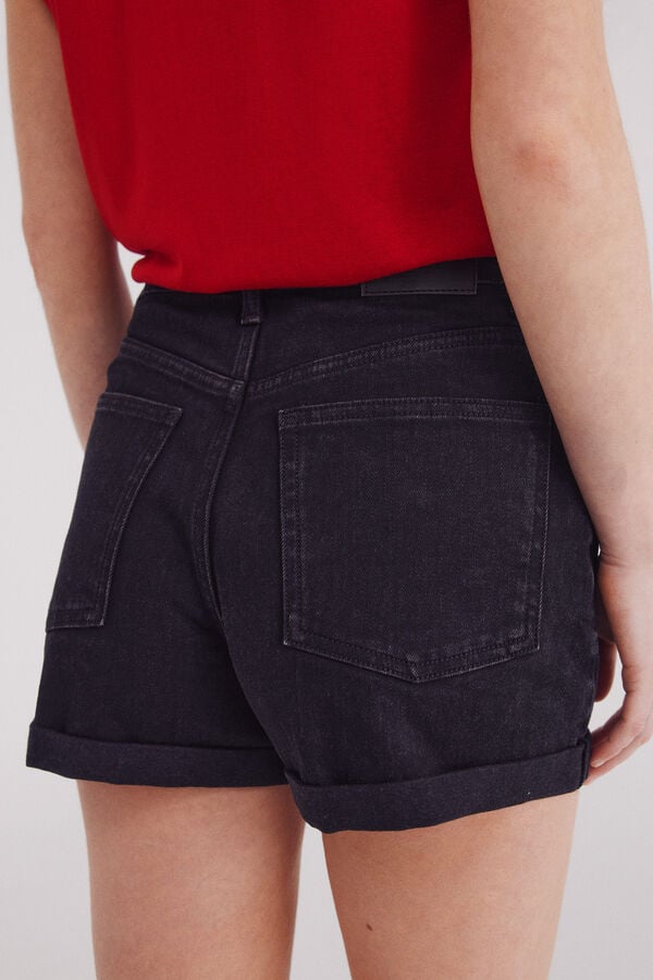 Springfield Short jean mom negro