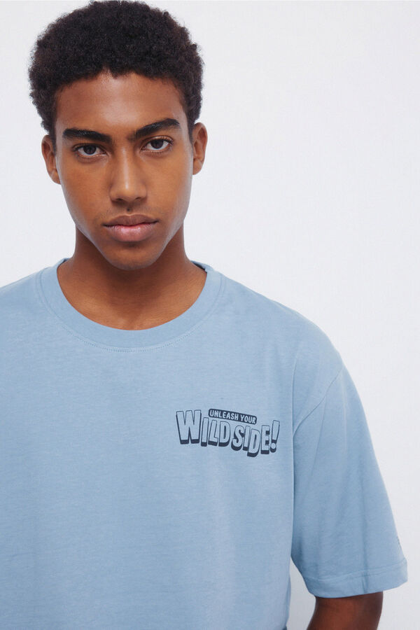 Springfield Camiseta Demonio de Tasmania azul