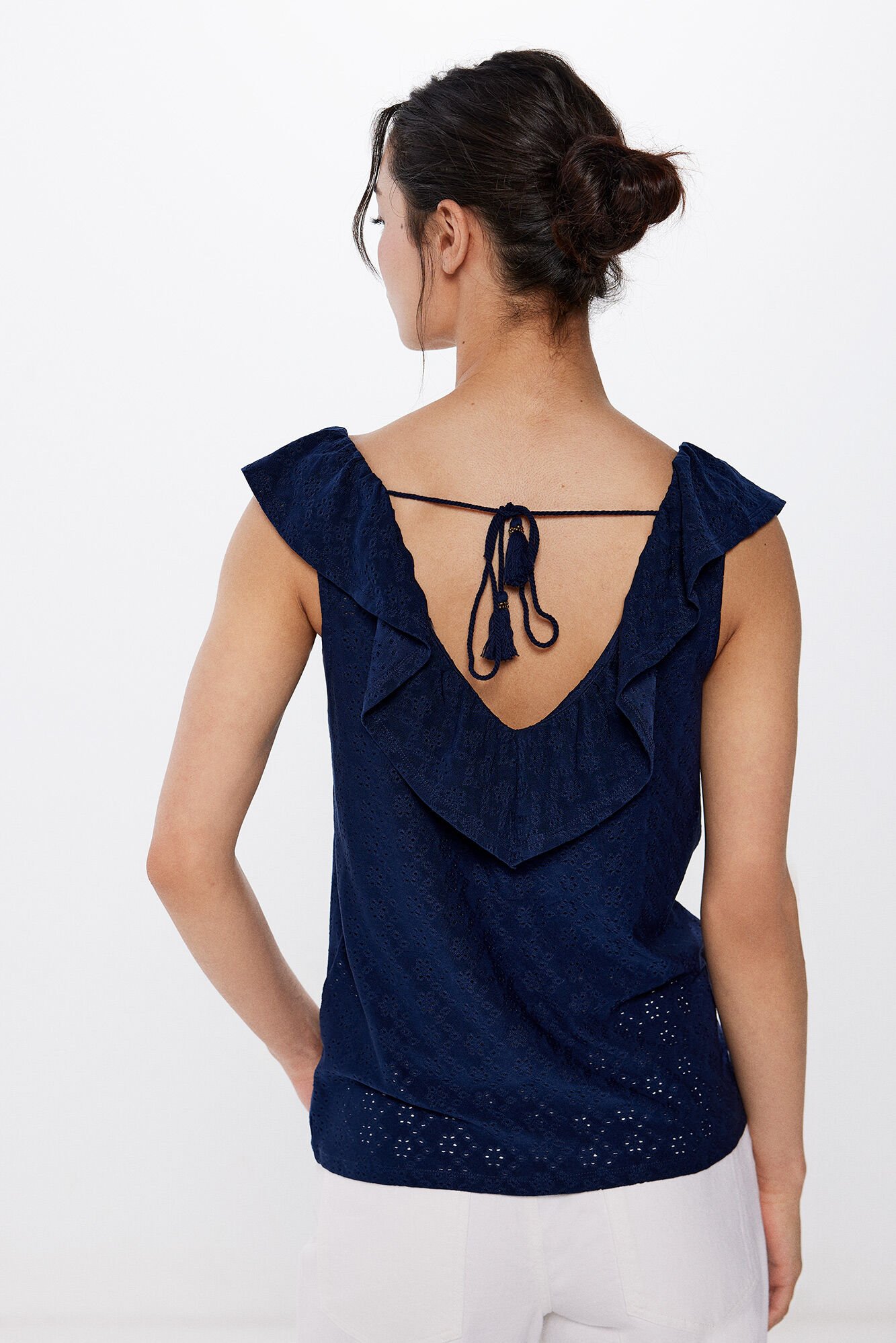 Camiseta escote espalda top