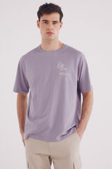 Springfield Playera Donald On Focus morado/lila