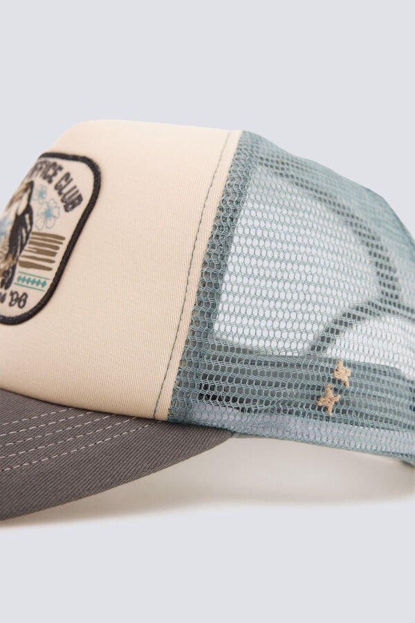 Springfield Gorra trucker visera de contraste gris