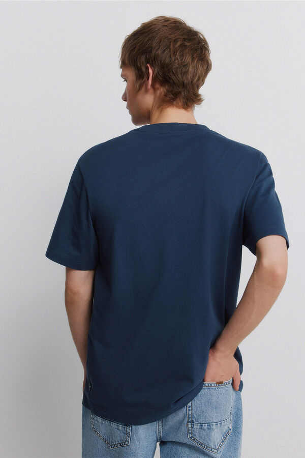 Springfield Playera logo sport azul mezcla