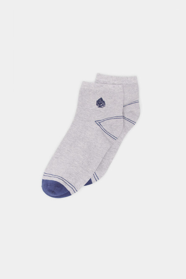 Springfield Calcetín deportivo tobillero gris