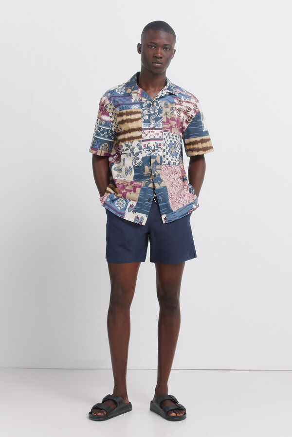 Springfield Traje de ba&ntilde;o liso azulado