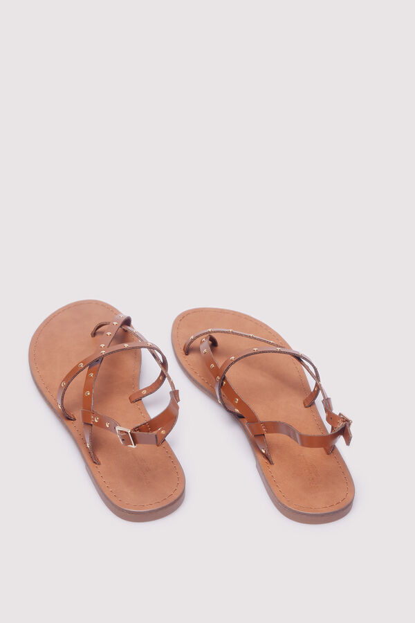 Springfield Sandalia tiras tachas estampado