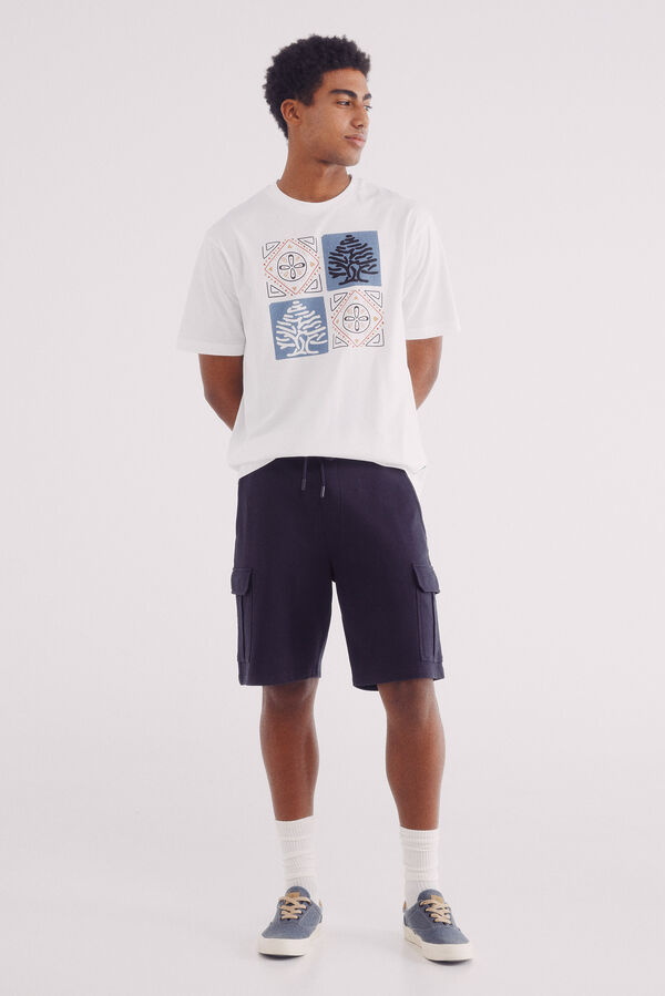Springfield Playera árbol étnica marfil