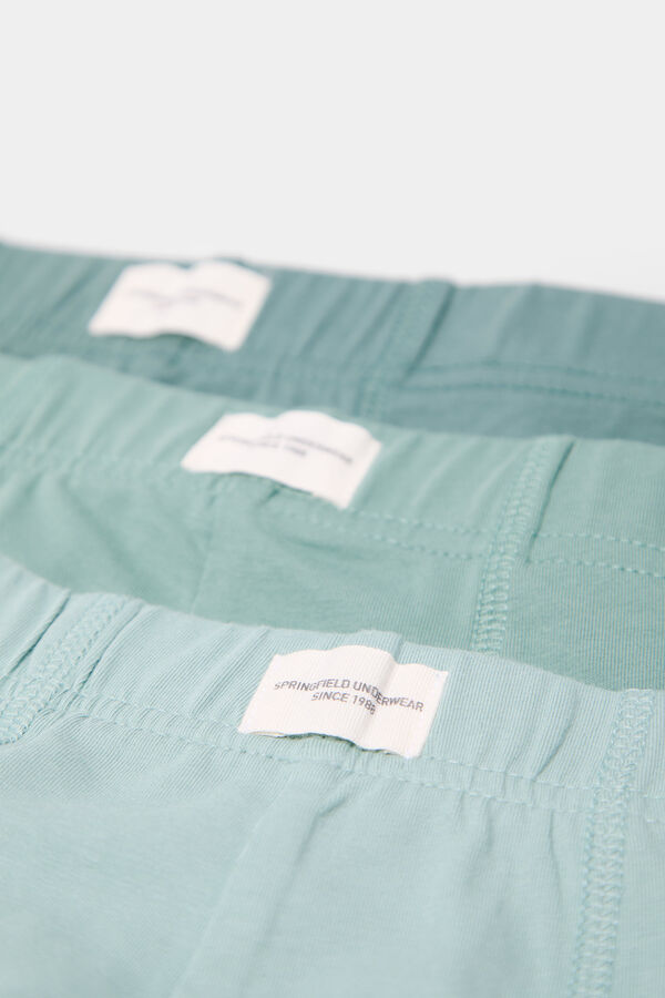 Springfield Pack 3 bóxeres básicos verde