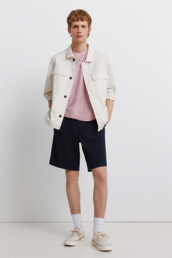 Springfield Playera de oxford rosa