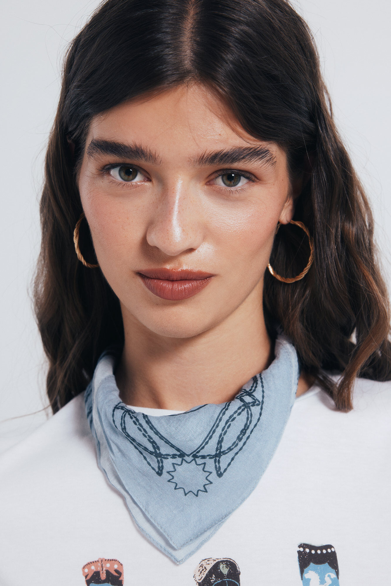 Springfield Pa&ntilde;uelo bandana chica cowboy caballo