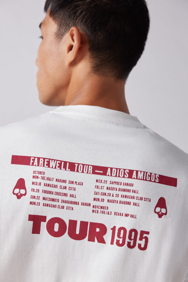 Springfield Playera Ramones Tour 1995 marfil