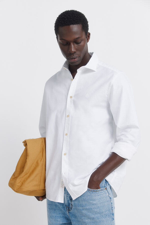 Springfield Camisa oxford ligero natural