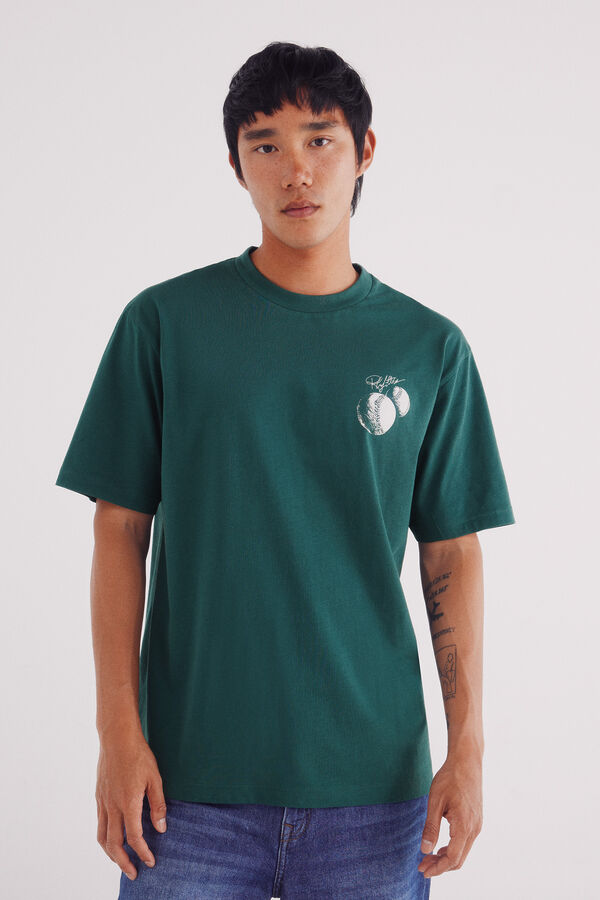 Springfield Camiseta baseball verde