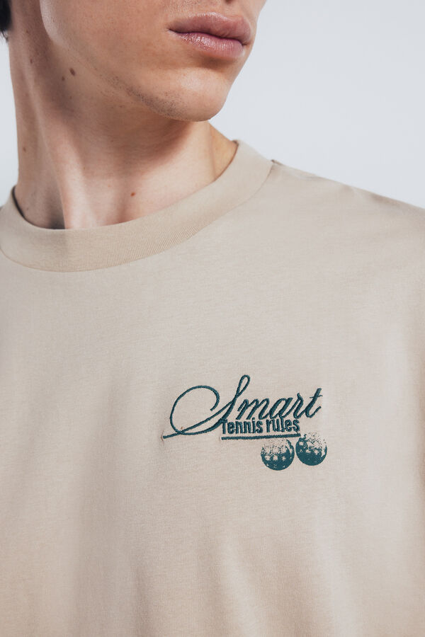 Springfield Camisa smart tennis beige