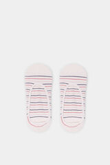 Springfield Calcetín invisible rayas beige
