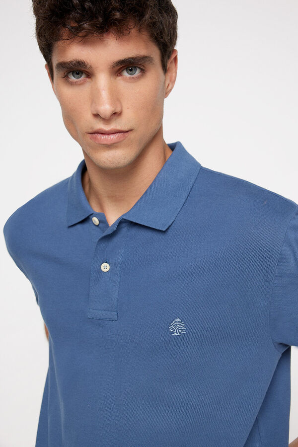 Springfield Polo básico piqué azul