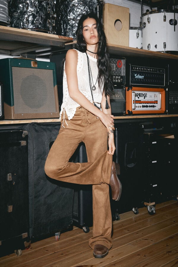 High Spirits Pantal&oacute;n Aura caf&eacute;