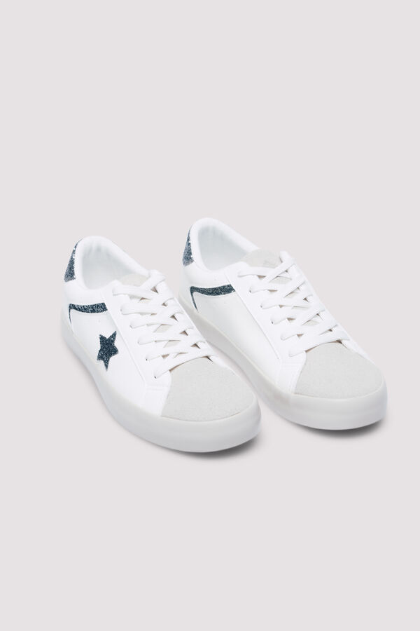 Springfield Zapatillas estrella brillo natural