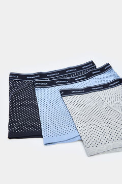 Springfield Pack 3 bóxers dots azul