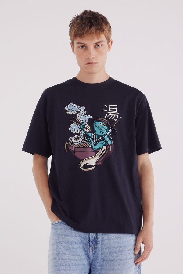 Springfield Camiseta rana azul