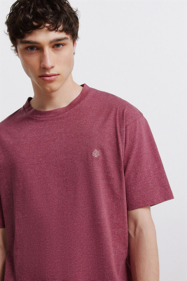 Springfield Playera inyectada oscura p&uacute;rpura
