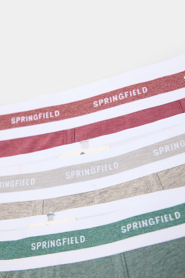 Springfield Pack 3 boxers básicos verde