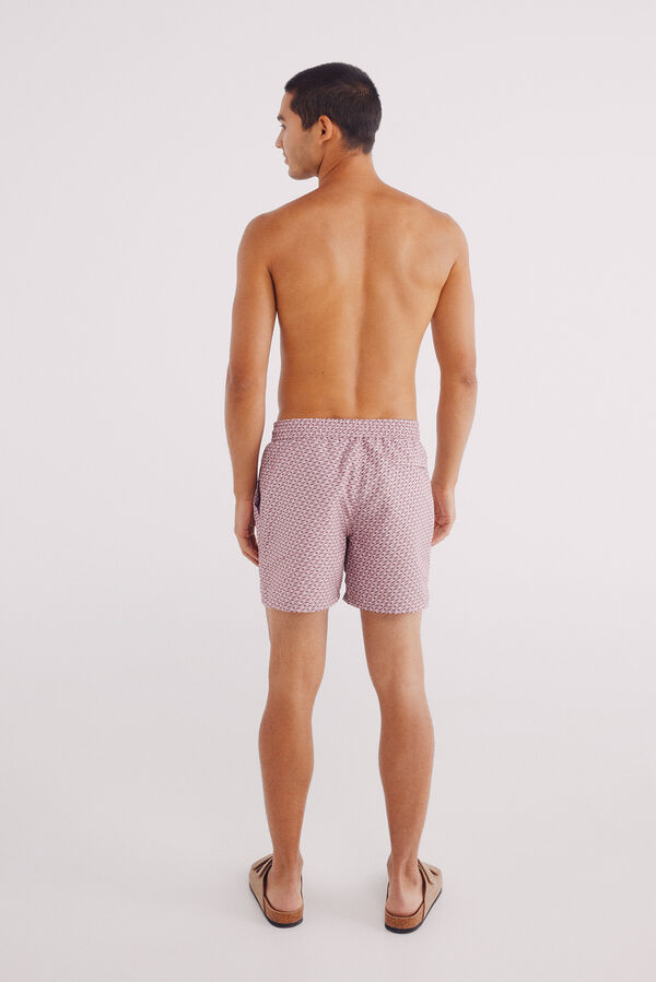 Springfield Bañador estampado naranja