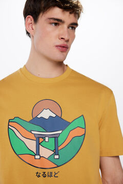 Springfield Playera monte japonés amarillo