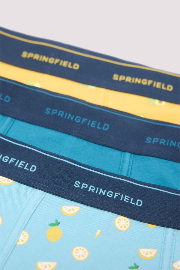 Springfield Pack 3 bóxeres estampados estampado