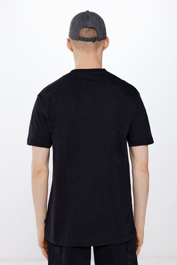 Springfield Playera cuello panadero negro