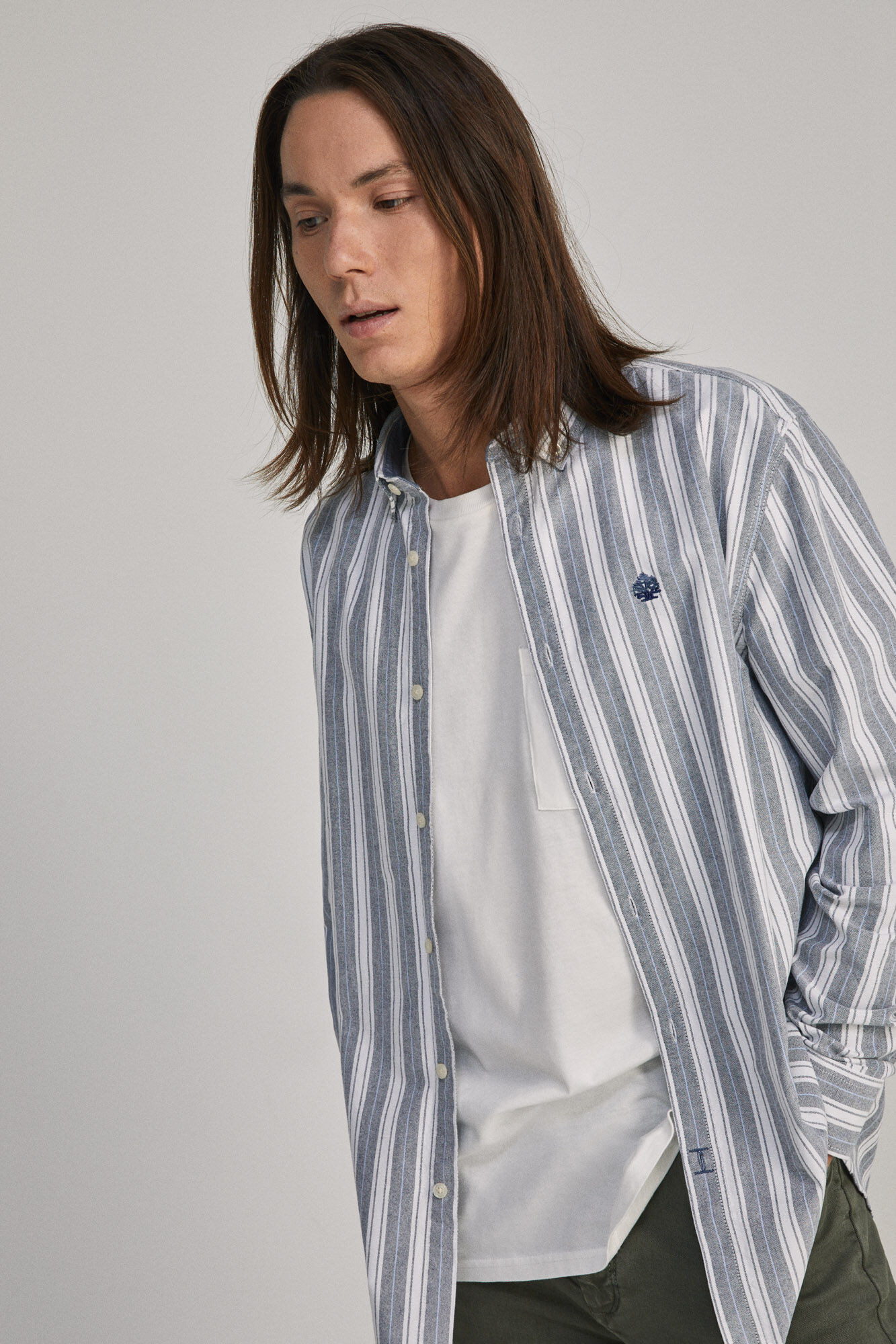 Camisa oxford rayas Camisas de hombre WomenSecret MX