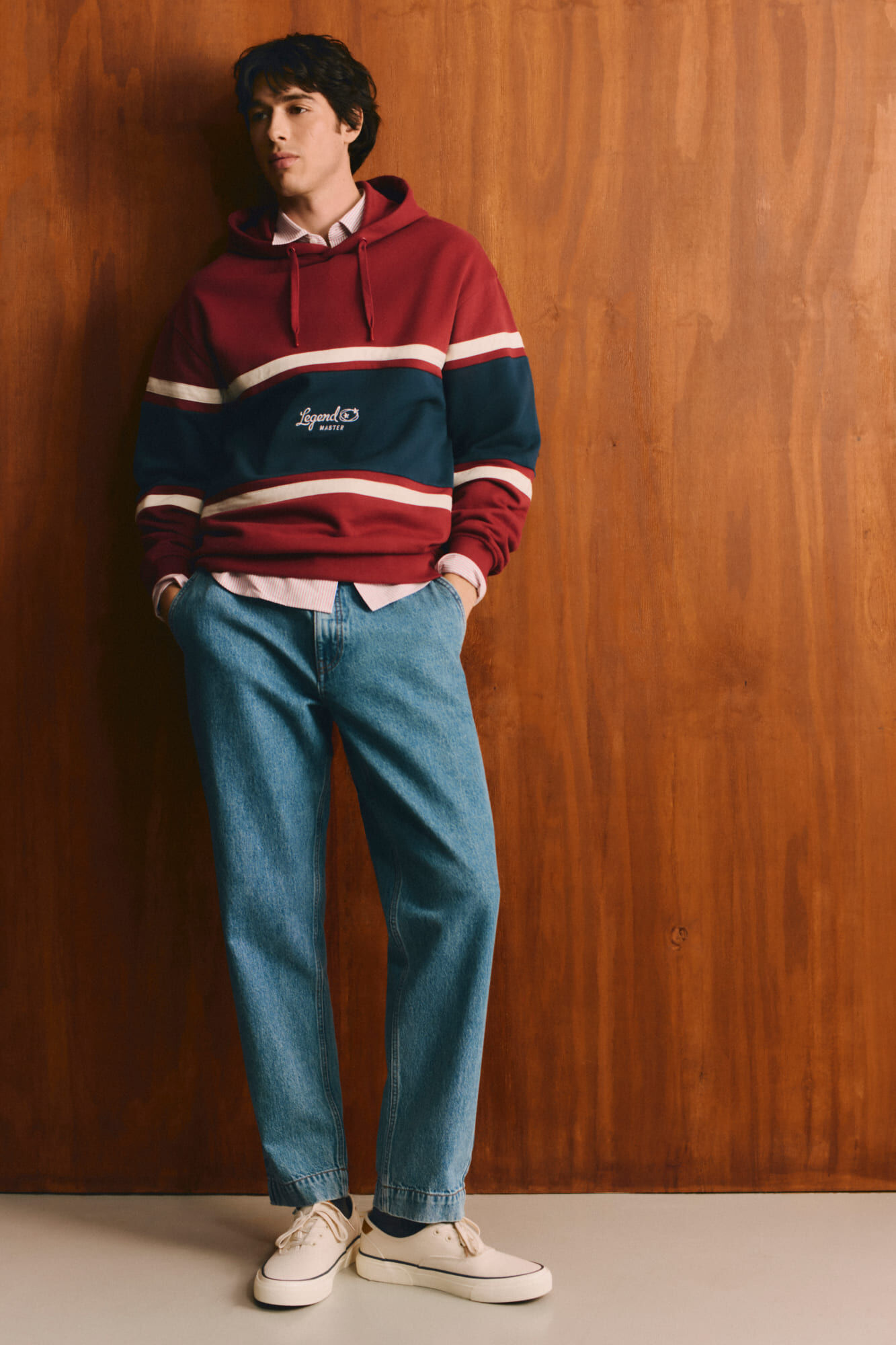 Springfield Sudadera con capucha y cortes