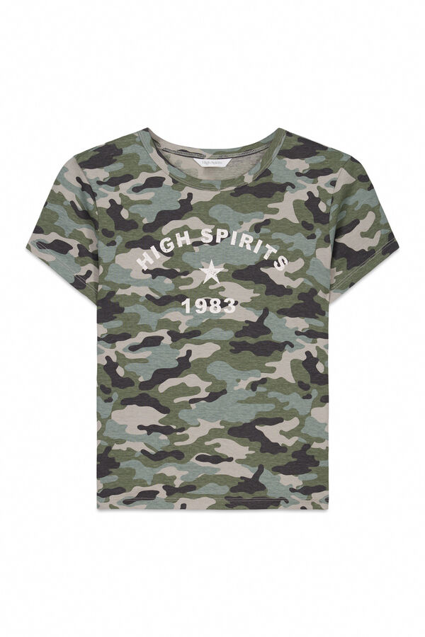 High Spirits Camisa verde olivo verde