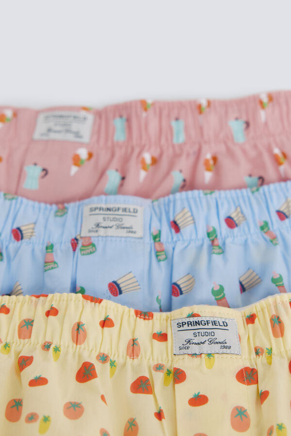 Springfield Calzones paquete de 3 Italia azul