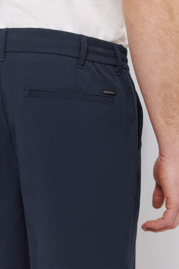 Springfield Pantal&oacute;n recto holgado azul