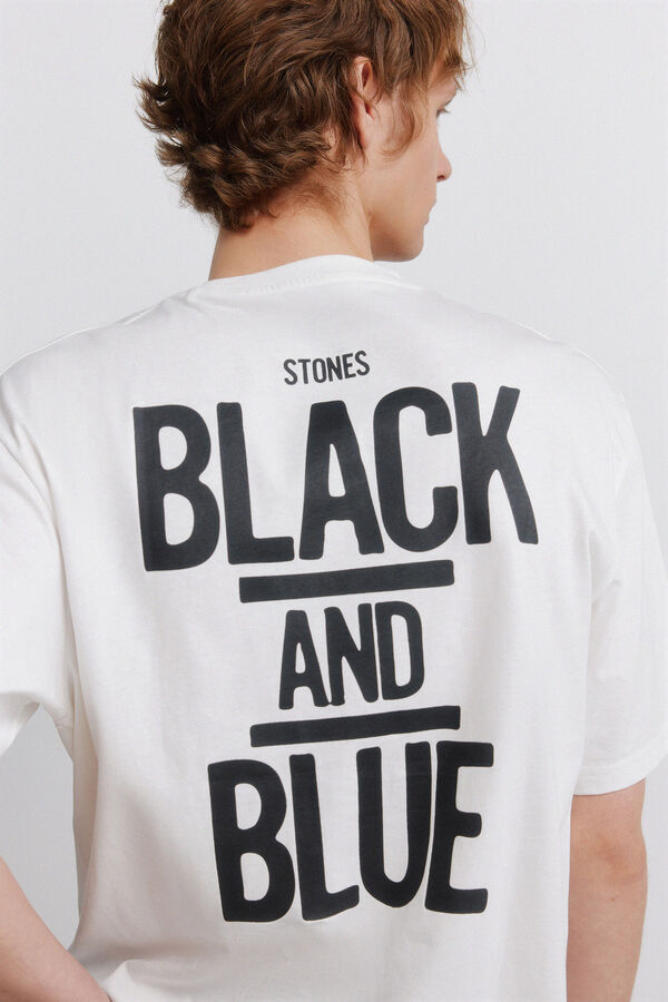 Springfield Playera Rolling Stones marfil