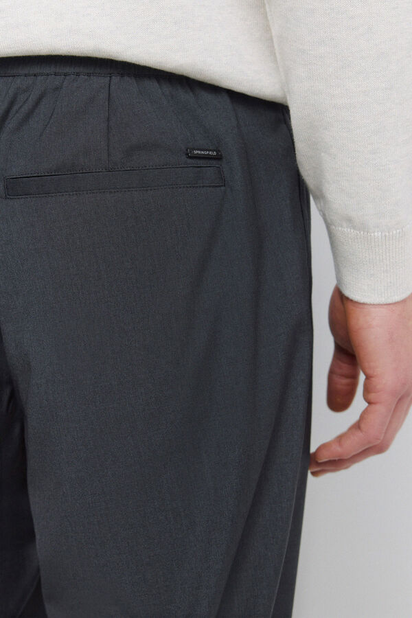 Springfield Pantal&oacute;n recto holgado gris