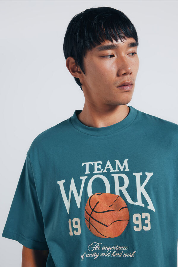 Springfield Camiseta team work azul